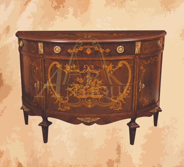 -Luxurious buffet from the possessions of King Louis XVI of France, and it is one of the valuable antiques. -Manufactured by the most skilled craftsmen in the handmade industry – This product is a special design inspired by French art and antiquity – This product is a special design inspired by Chinese art and antiquity made by the most skilled makers of classic handcrafted furniture – Natural wooden structure with the addition of all engraving works on wood and resin, A luxuriously suitable copper was chosen and environmentally friendly paints.