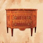 (Elizabeth Charlotte d’Orleans Buffet) Antique buffet dating back to Elizabeth Charlotte d’Orleans