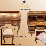 French Louis XV Roll Top Desk
