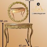 (Gold leaf console)
