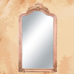 (golden twigs) Rectangular mirror of an attractive and luxurious shape with a bright golden color