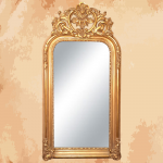 (golden sunshine) Rectangular mirror with sunny gold color 210 x 65