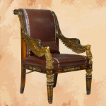 (eagle wings chair) Historical chair eagle wings on in his arms 120 x 75 x 70